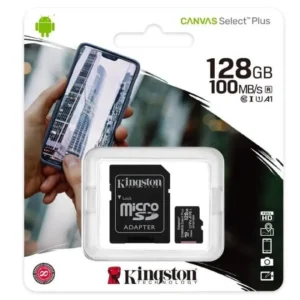 Carte mémoire Kingston Canvas Select Plus 128 Go MicroSDXC UHS-I