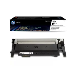 HP 117A Noir (W2070A) original toner cartridge - front view