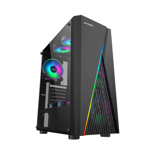 Boîtier PC XTRMLAB GALAX – Design Gaming avec Panneaux en Verre Trempé