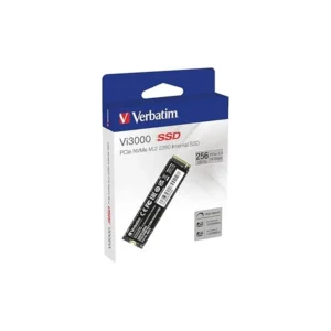 Verbatim Vi3000 – SSD 256GB M.2 NVMe PCIe Gen3x4 Haute Vitesse