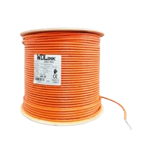 Câble réseau WDLINK 305m orange haute performance pour installation réseau et vidéosurveillance