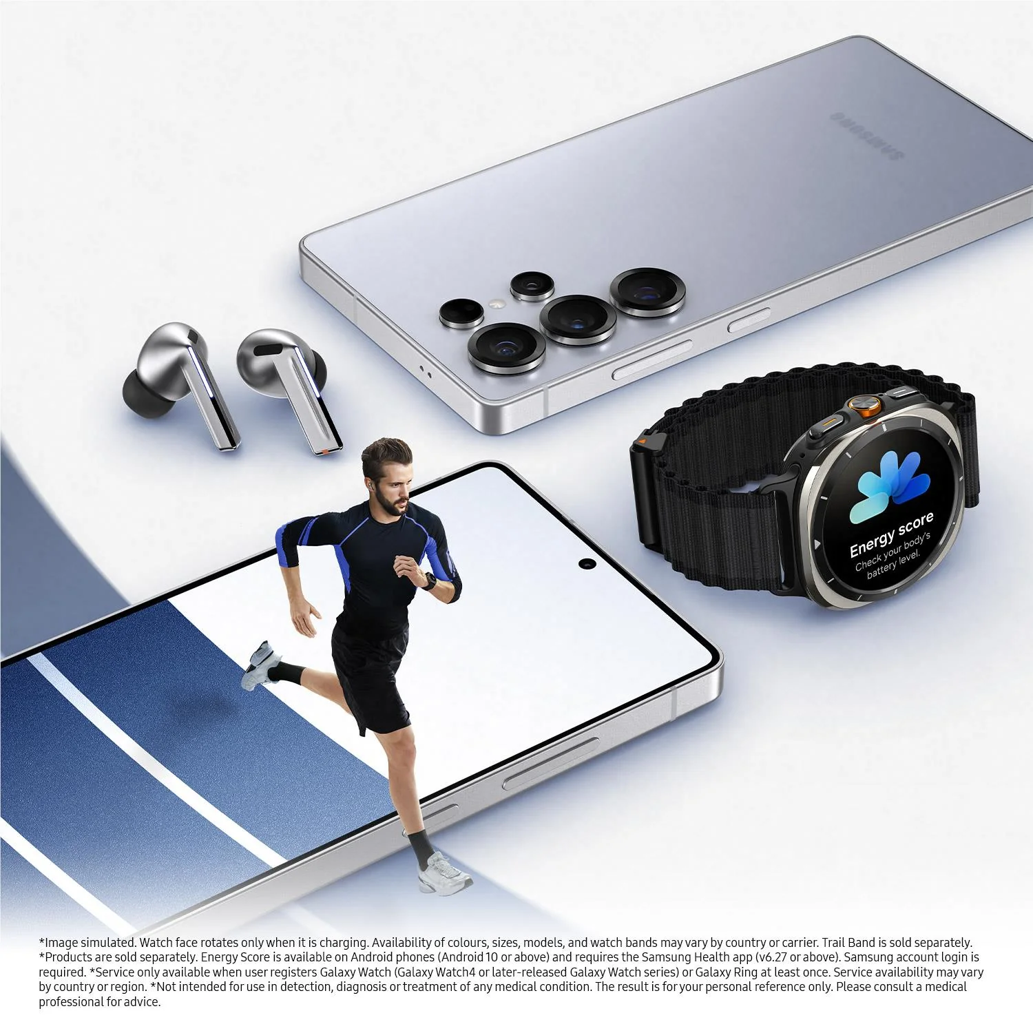 Samsung Galaxy S25 Ultra 5G Dual Sim 12GB RAM 256GB stockage vue avant et arrière