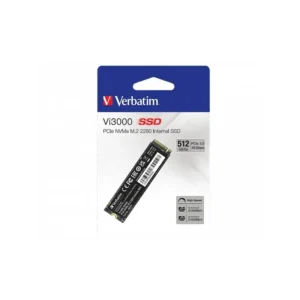 Verbatim Vi3000 512GB NVMe PCIe M.2 SSD rapide pour PC